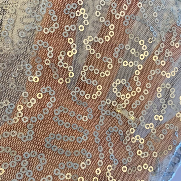 COPY - Sheer Grey Sequined tank top - Picture 6 of 6